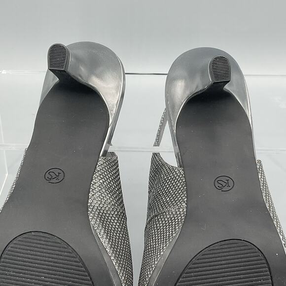 NEW Karen Scott Women’s Breena Slingback Peep-toe Pumps Pewter Size 6M - Picture 9 of 10